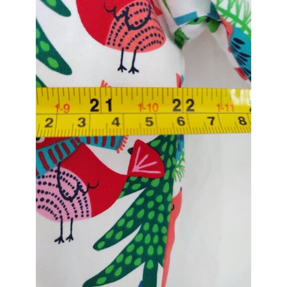 Festive Christmas Themed Scrub Top, V Neck, Short Sleeve, L, NWT - Picture 6 of 6